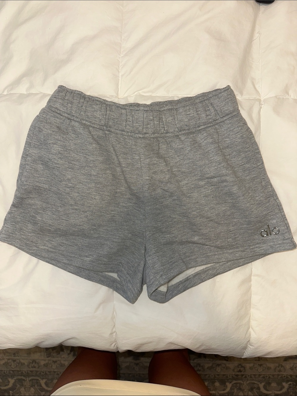 ALO Yoga Gray Athletic Lounge Shorts